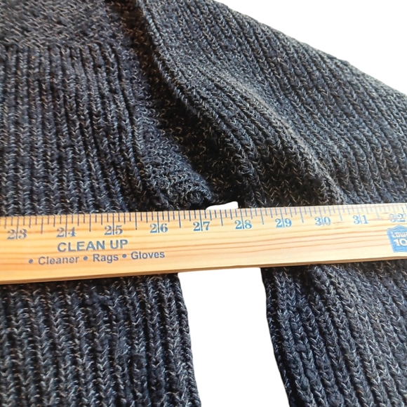 EDDIE BAUER MEN'S SIZE LARGE GRAY 100% COTTON SWEATER - Picture 3 of 4